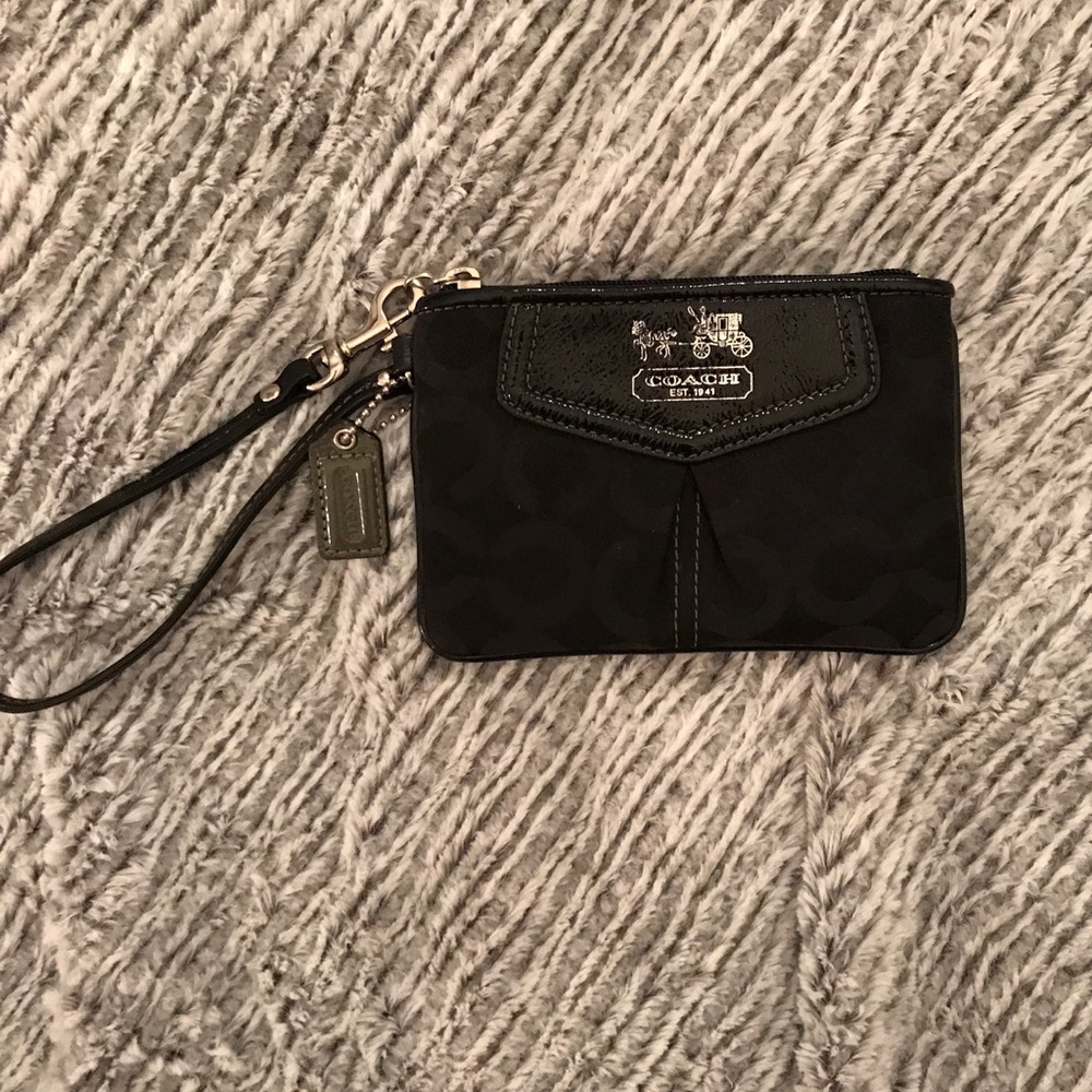 COACH Wristlet Small Zip Wallet - Picture 2 of 4